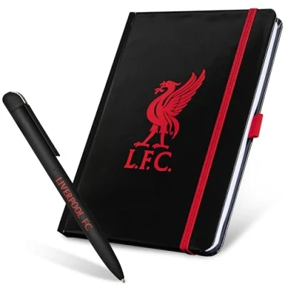 Afbeelding van Liverpool F.C. Supporters&#039; Gear Briefpapier Set A4 Notebook &amp; Pen LFC Gifts