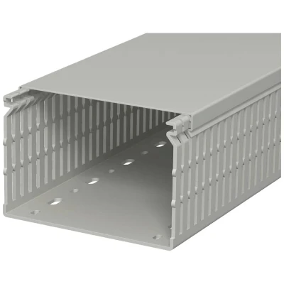 Afbeelding van Obo lk4 bedradingskoker bodemperforatie hxbxl 80x120x2000mm sleuafstand 12 5mm sleubreedte steengrijs ral7030 6178236