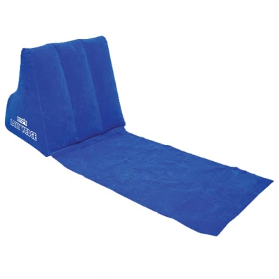 Afbeelding van Lazy Wedge Lounger Ruggensteun en kleedje in één Festival, Zwembad, Park 69x45x50 2 Stuks