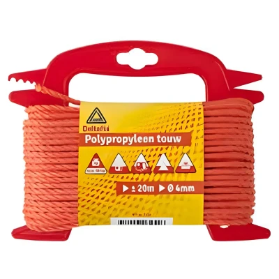 Afbeelding van DELTAFIX polypropyleen touw 10 meter Ø 6 mm oranje