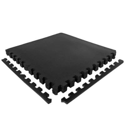 Afbeelding van VirtuFit Vloermat Fitness Puzzelmat 4 delig 120 x cm Zwart