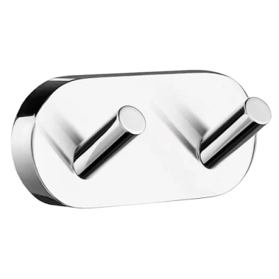 Afbeelding van Handdoekhaak Smedbo Home Dubbel 9x4 cm Chroom
