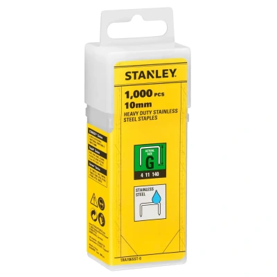 Afbeelding van Stanley handgereedschap RVS Nieten 10mm Type G 1000 stuks TRA706SST 0