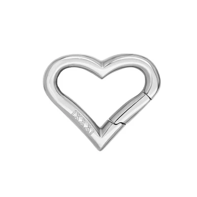 Afbeelding van Verbindschakel Click Heart iXXXi Connect 1,4 cm Zilver