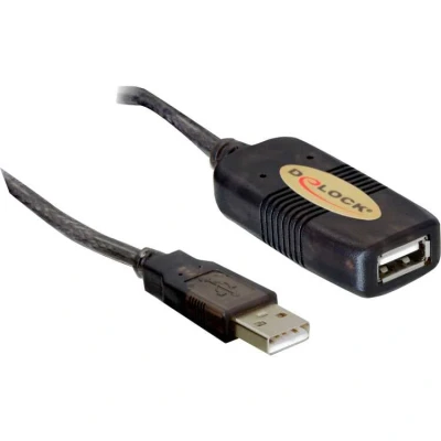 Afbeelding van Delock 82308 Kabel USB 2.0 Verlengstuk, actief 5 m