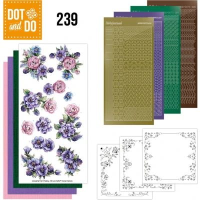 Afbeelding van Dot and Do 239 Yvonne Creations Very Purple
