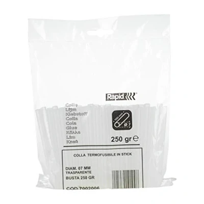 Afbeelding van Rapid hete lijmsticks transparant universeel, 250 g 100 mm lengte, universele lijm, voor lijmpistool 7
