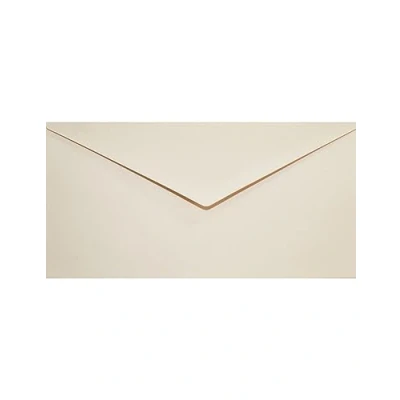 Afbeelding van Netuno 25 enveloppen beige lang 110x220mm 115g Sirio Color Sabbia spitse klep zonder venster voor bruiloften verjaardagen doopfeesten kerstmis uitnodigingen brief wenskaarten