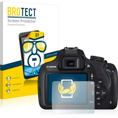 Afbeelding van BROTECT Screenprotector voor Canon EOS 1200D Folie Beschermfolie transparant (2 Stuks)