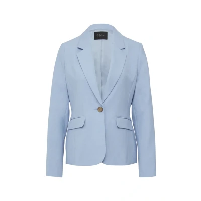 Afbeelding van s.Oliver Black Label Blazer, Dames, Maat: 34, Himmelblau