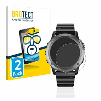 Afbeelding van BROTECT Screenprotector voor Garmin fenix 3 / HR Folie Beschermfolie transparant (2 Stuks)