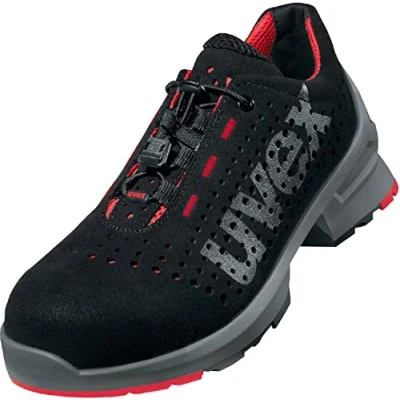 Afbeelding van Uvex 1 Halbschuhe S1 85468 Schwarz, Rot (85468) 44 (Weite 11)