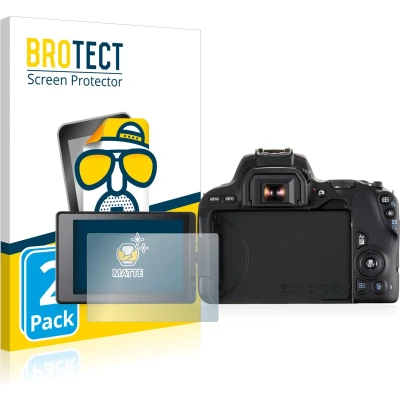 Afbeelding van BROTECT Screenprotector voor Canon EOS 200D Folie Beschermfolie matte (2 Stuks)