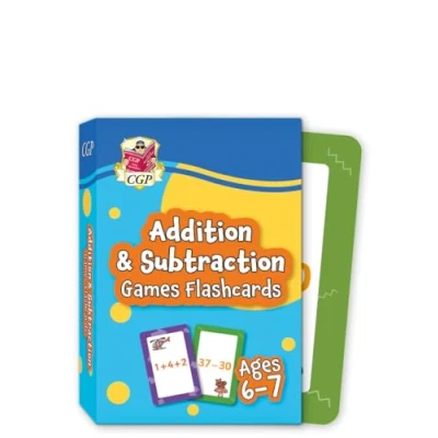 Afbeelding van Addition &amp; Subtraction Games Flashcards for Ages 6 7 (Year 2)
