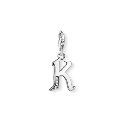 Afbeelding van Thomas Sabo Charm 925 zilver 1 zirkonia 32003310, 1, Zilver, Zirkonia,