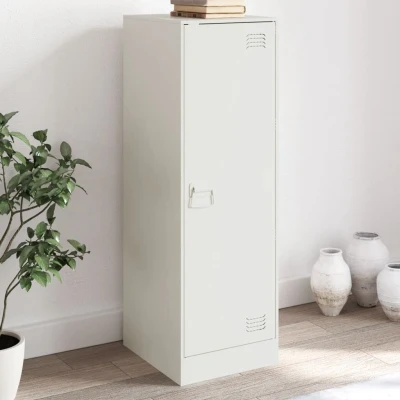 Afbeelding van Dressoir 34,5x39x107 cm staal wit