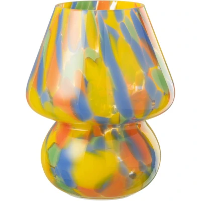 Afbeelding van J Line Tafellamp Regenboog Glas Mix Large