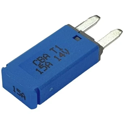 Afbeelding van Hansor CBA1 1514 Zekerautomaat, standaard platte zekering, 15 A, blauw, 1 stuks