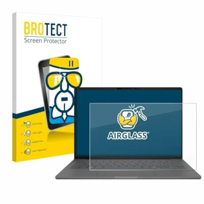 Afbeelding van BROTECT Screenprotector voor ASUS ZenBook A14 UX3407 Folie Beschermfolie Beschermglas transparant