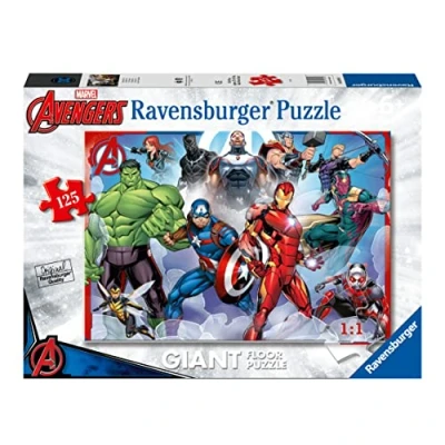 Afbeelding van Ravensburger Puzzel, Avengers A, 125 stukjes, puzzels voor kinderen, aanbevolen leeftijd 6+, 05643 9