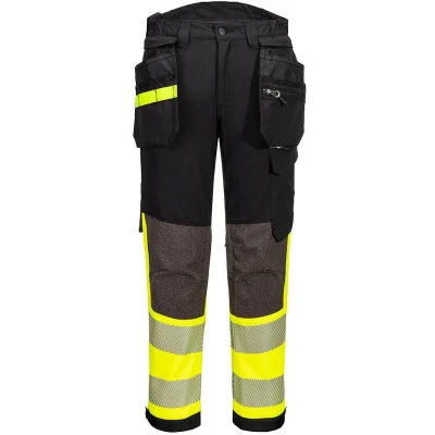Afbeelding van EV4 Hi Vis stretch broek met afneembare holsterzak klasse 1 maat 42, Y