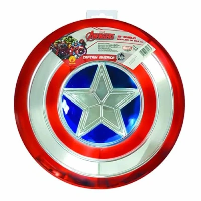 Afbeelding van RUBIES FRANCE Plastic metallic Captain America schild voor kinderen Accessoires &gt; Overige