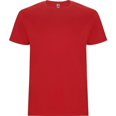 Afbeelding van T shirt unisex met korte mouwen &#039;Stafford&#039; Rood 11/12 jaar