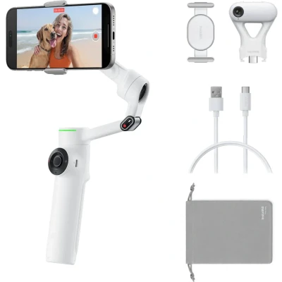 Afbeelding van Insta360 Flow 2 Pro Summer white Gimbal elektrisch Wit Bluetooth Belastbaar tot 300 g
