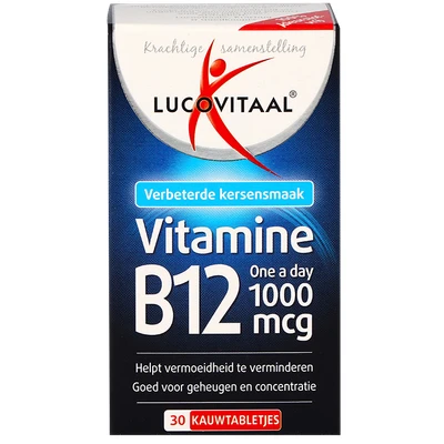 Afbeelding van Lucovitaal Vitamine B12 1000mcg Kauwtabletten 30TB