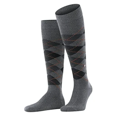 Afbeelding van Falke Preston Kniekousen Light grey, Heren, Maat: 40 46, grey