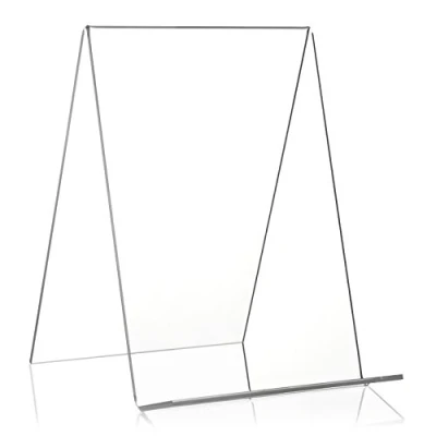 Afbeelding van Origineel PLEXIGLAS® boekendisplay, Kookboekhouder als verkoopstandaard en DIN A5 schuine displaystandaard van VITAdisplays®