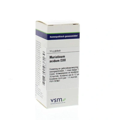 Afbeelding van Vsm Muriaticum Acidum D30, 10 gram