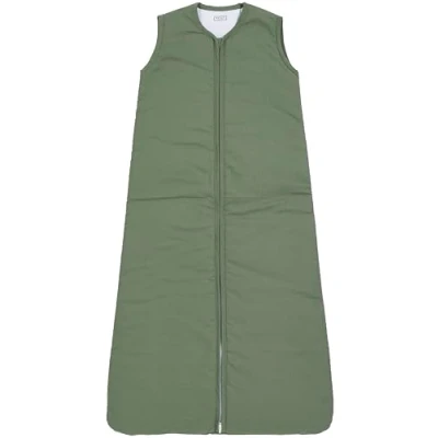 Afbeelding van Meyco gevoerde baby slaapzak uni forest green