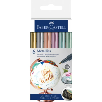 Afbeelding van Viltstift Faber Castell metallic assorti