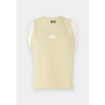 Afbeelding van The North Face Terry Relaxed Cropped TANK Top, Dames, Maat: Medium, Gravel