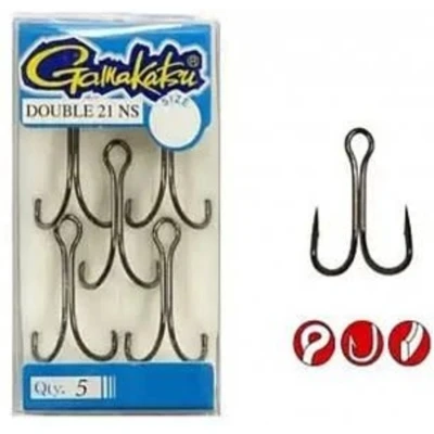 Afbeelding van Gamakatsu Haken Double 21 NS (5 pcs) Maat : size 8
