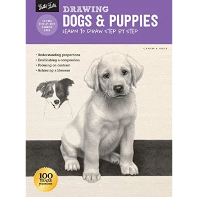 Afbeelding van Drawing: Dogs &amp; Puppies: Learn to Draw step by step: 1 (How Paint)