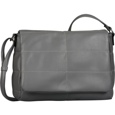 Afbeelding van TOM TAILOR Schoudertas Sarina Flap Bag Dark Grey Grijs