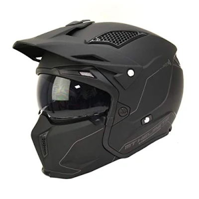 Afbeelding van MT HELMETS Streetfighter SV Jethelm Motorhelm Mat zwart Maat L