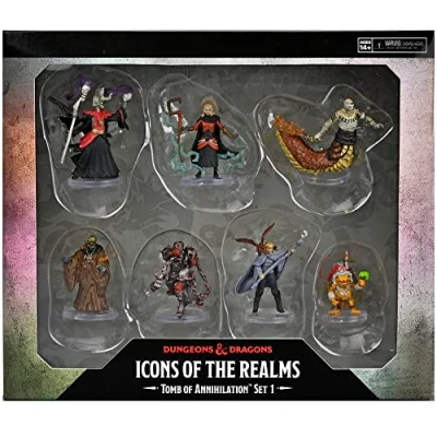 Afbeelding van Dungeons &amp; Dragons D Icons of The Realms: Tombe Annihilation: Box 1 7 Figuur Set, Pre Painted Miniaturen, RPG