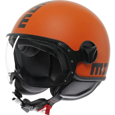 Afbeelding van MOMO FGTR Classic Candy Jet Helm, oranje, afmeting M voor man