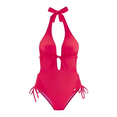 Afbeelding van Buffalo Badpak, Dames, Maat: 34xA/B, Neon rot