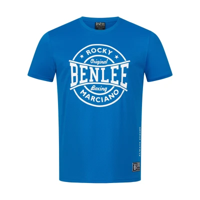 Afbeelding van Benlee Normale Passform Bryson Tshirt print, Heren, Maat: 3XL, Royal blue white
