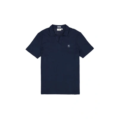 Afbeelding van GARCIA Polo Logo Blauw M