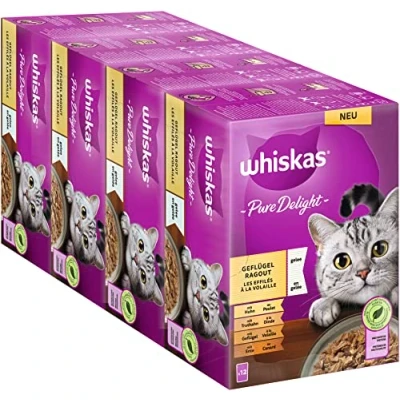 Afbeelding van Whi Pure Delight 1+ Gevogelte Selectie In Gelei (12X85G)
