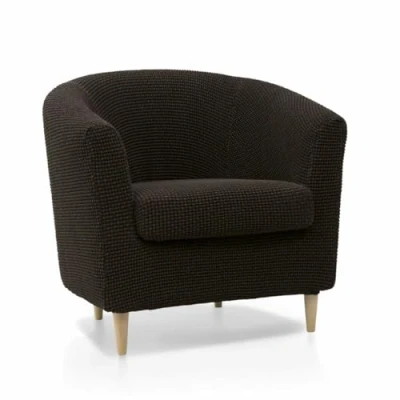 Afbeelding van SOFASKINS® Bankovertrek, super elastisch, exclusief design, ademend en duurzaam, eenvoudig aan te brengen, afmetingen 60 90 cm, bruin