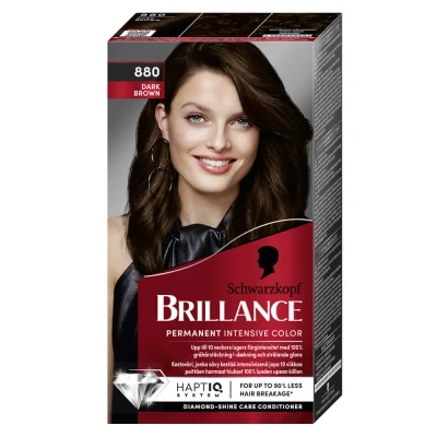 Afbeelding van Schwarzkopf Brillance 880 Dark Brown 160 ml