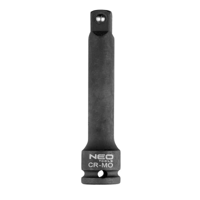 Afbeelding van NEO TOOLS Slagverlenging, verlenging voor gereedschappen met slagwerk, expansie uitbreidingen, Cr Mo staal, maat 1/2 inch, 50 mm, 75 125 corrosie , trek en hittebestendig (75 mm)