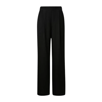 Afbeelding van s.Oliver Black Label Weite Broek, Dames, Maat: 38, Schwarz