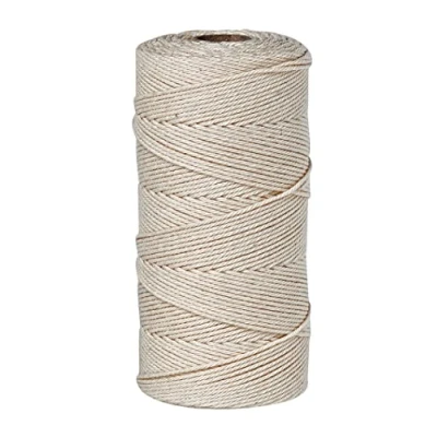Afbeelding van Kettingsgaren voor geweven frame, 200 m, 100% katoen, 1,2 mm, scheurvast